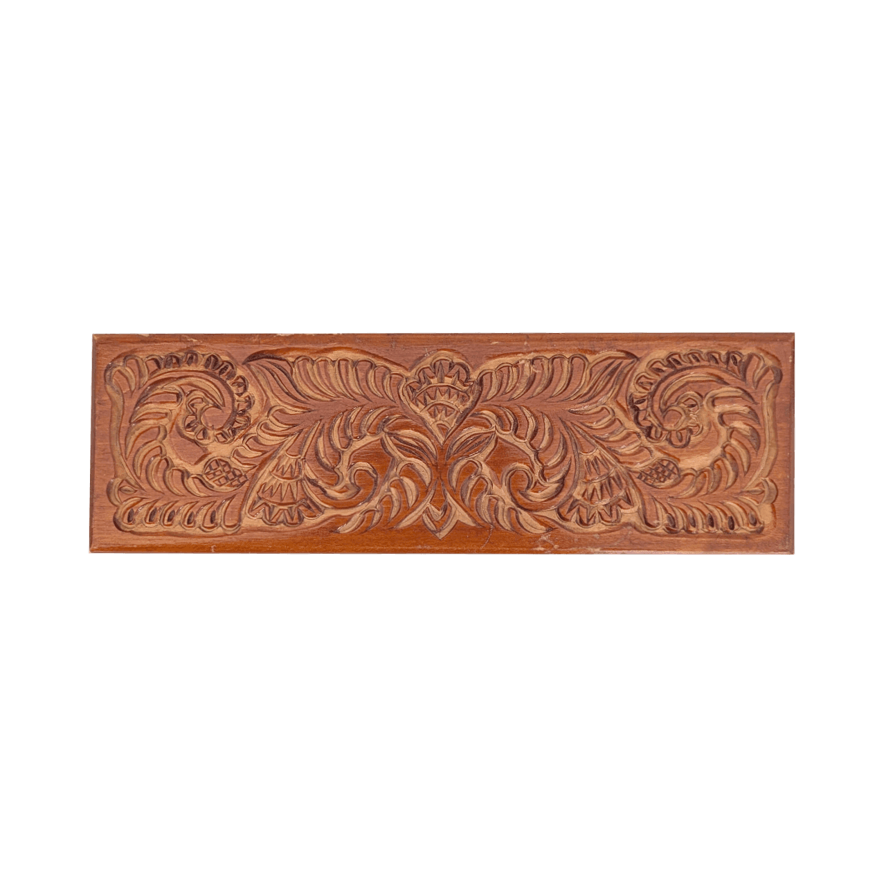 Boite en bois gravée - époque URSS-image-0