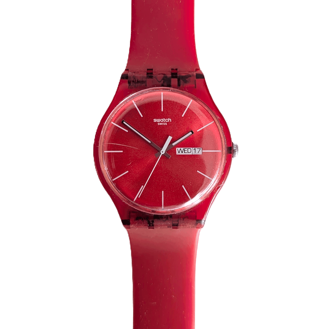 Montre Swatch New Gent RED REBEL-image-0