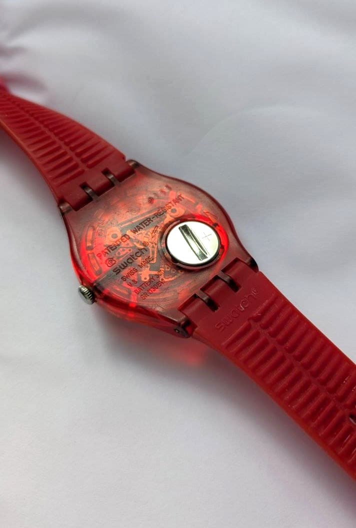 Montre Swatch New Gent RED REBEL-image-4