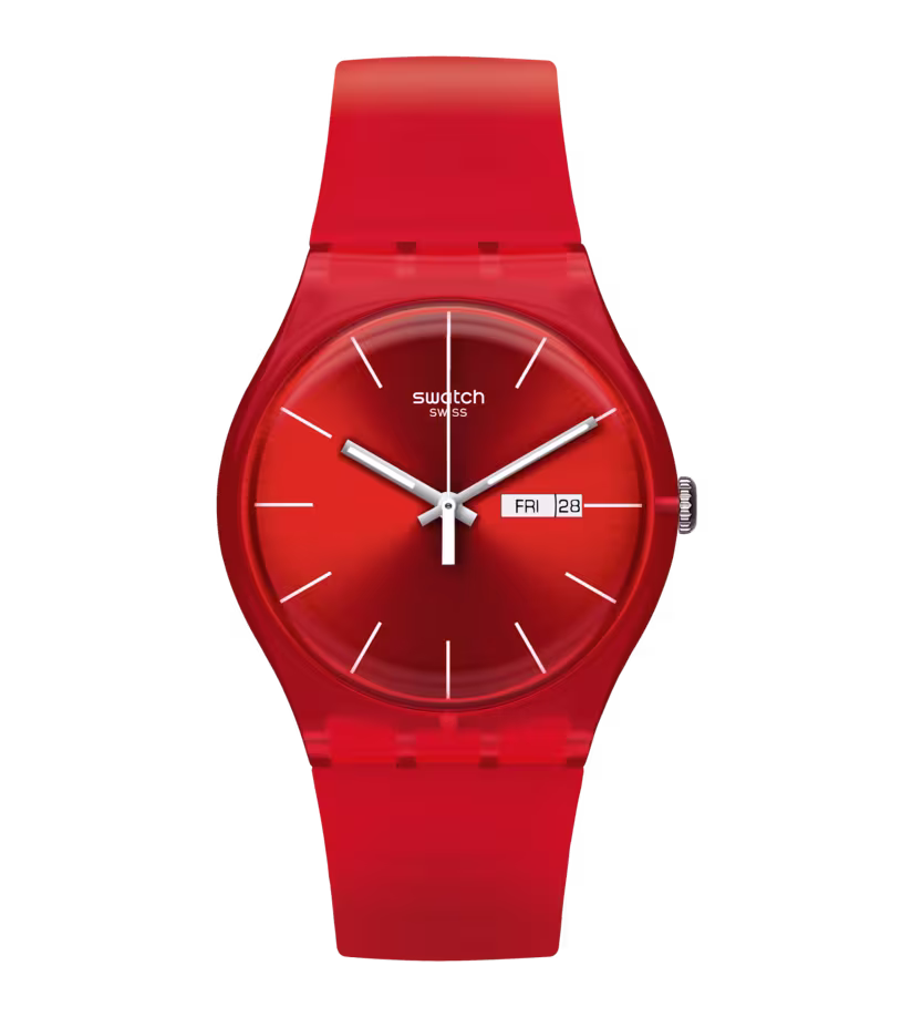 Montre Swatch New Gent RED REBEL-image-6