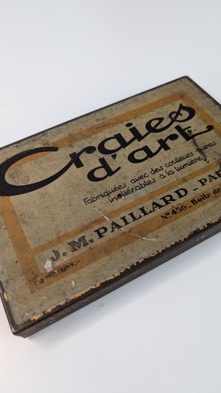 Boite craies d'art  J.M. Paillard Paris-image-4