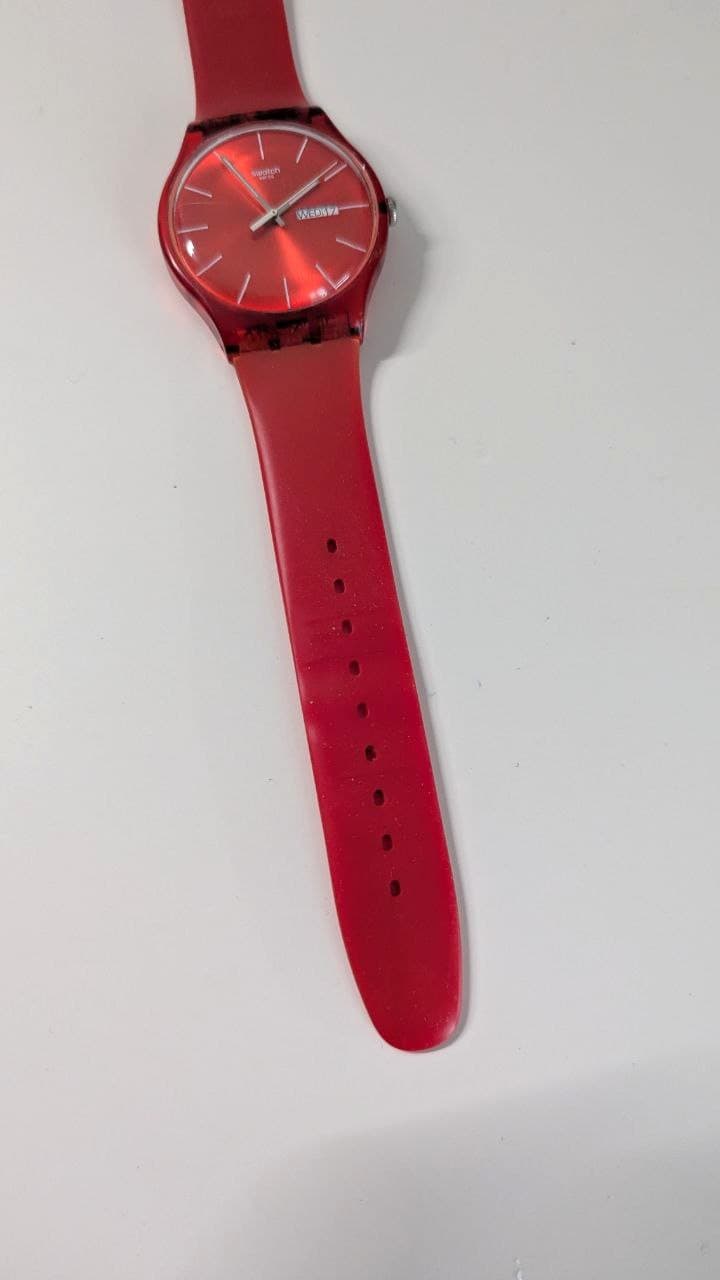 Montre Swatch New Gent RED REBEL-image-3