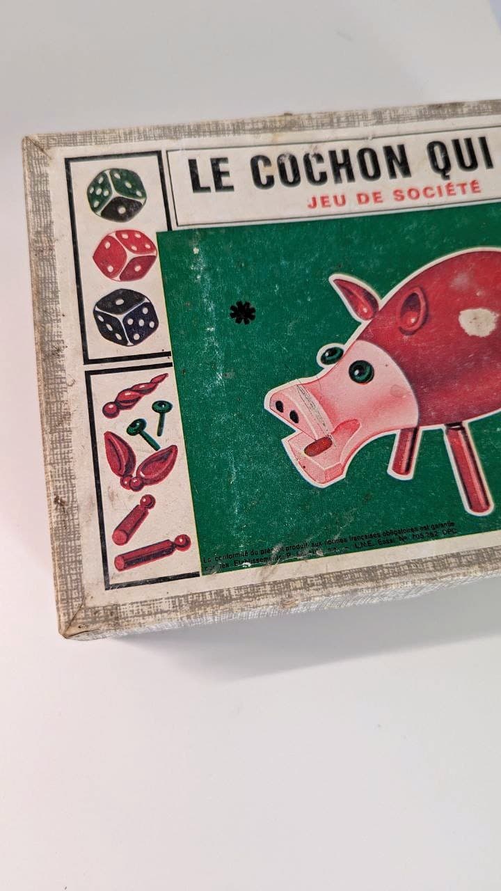 Jeu de société années 50 - Le cochon qui rit -image-3