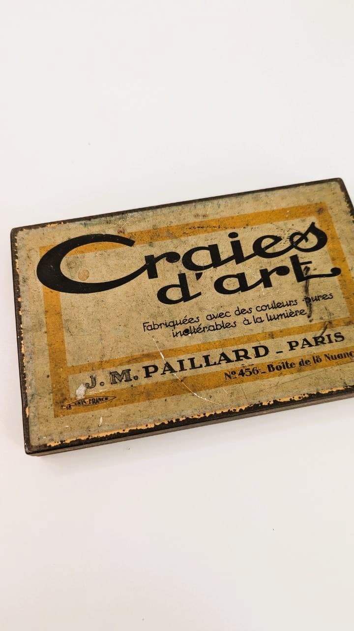 Boite craies d'art  J.M. Paillard Paris-image-2